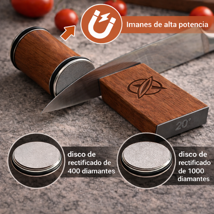 TUS CUCHILLOS CORTAN COMO EL PRIMER DÍA. SIN PIEDRAS. SIN EXPERIENCIA. SIN ARRUINARLOS.